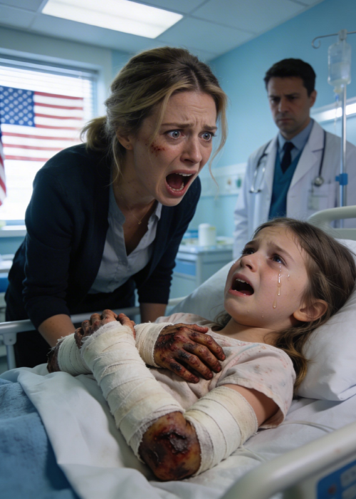 The hospital called “Your 8-year-old is in critical condition. Thirdderee burns on both hands.” Racing there, my heart was pounding. She was lying in the hospital bed covered in bandages, crying. She whispered, “Mom, grandma held my hands on the hot stove.. She said, “Thieves get burned.” …I only took bread because I was hungry!” I…