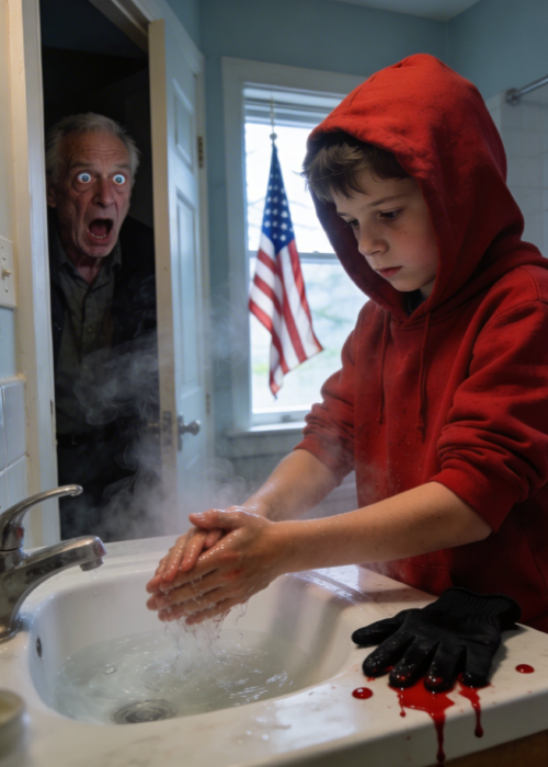 My nephew came to stay with me for the entire summer. From the first day, he wore black gloves. Every single day. Even inside the house. When I finally asked about it, he gave me a small, rehearsed smile and said, “Uncle… my hands are just sensitive.” At first, I didn’t push. But one morning, I quietly opened the bathroom door. He was at the sink. The gloves were off. And when I saw his palms… my heart nearly stopped.