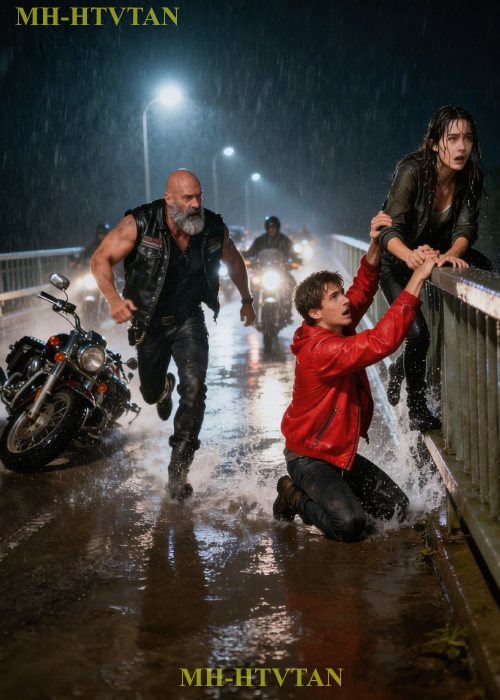 Homeless Boy Yanked Hells Angels Daughter from Bike Dangling Over Bridge—220 Bikers Were Speechless