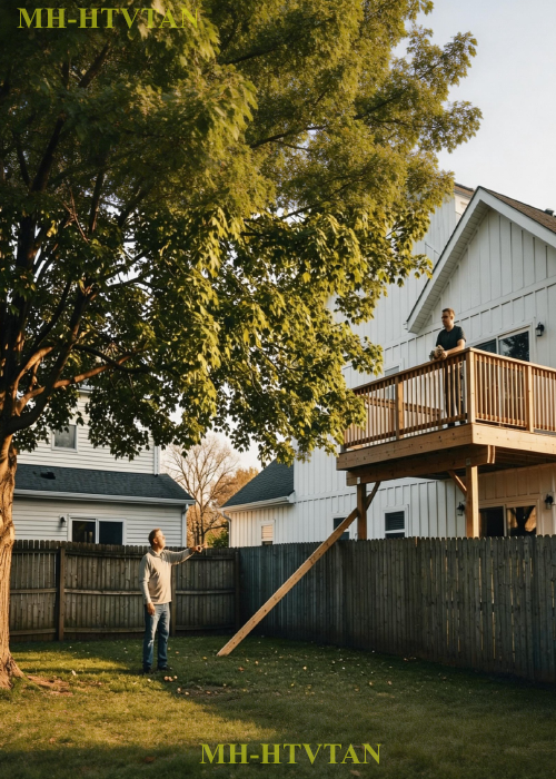 He Built His Balcony Over My Backyard — So I Made Sure He Tear It Down