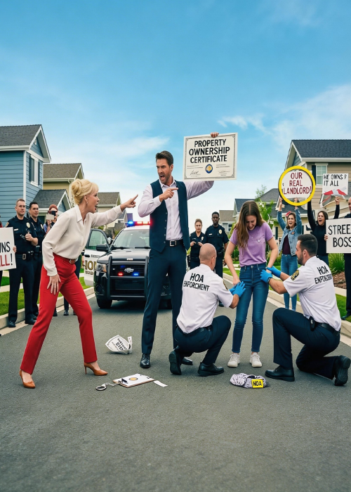 HOA Karen Called Cops When My Daughter Refused “Strip Search” —Didn’t Know I Bought Entire Street