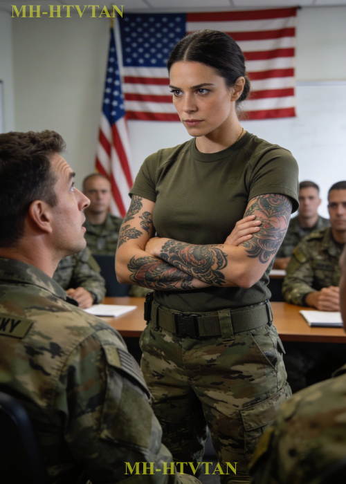 “Why So Many Tattoos, Lady” Navy SEAL Asks – Her Reply Silences the Whole Mess Hall