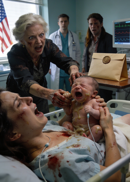 My Mother-in-Law Stormed the Delivery Room Claiming My Baby—Then His Heartbeat Vanished and Secrets Exploded.