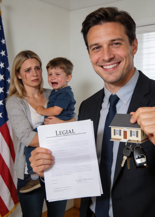 “My husband asked for a divorce and demanded, ‘I want the house, the cars, everything—except our son.’ My lawyer begged me to fight. I replied, ‘Give it all to him.’ Everyone thought I’d lost my mind. At the final hearing, I signed everything away. He smiled, thinking he’d won—until his lawyer handed him the custody papers.”