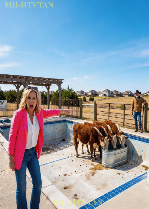 HOA Built a Community Pool on My Land — So I Drained It and Turned It Into a Cattle Trough