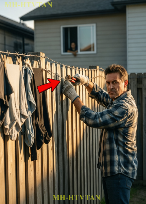 They Kept Using My Fence As Their Clothesline – So I Made It The Last Place To Hang Anything