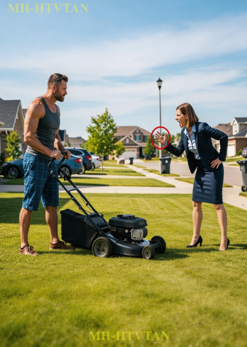 Karen Was SHOCKED to See Me Mowing My Lawn — Claimed I Was Evicted 20 Hours Ago!