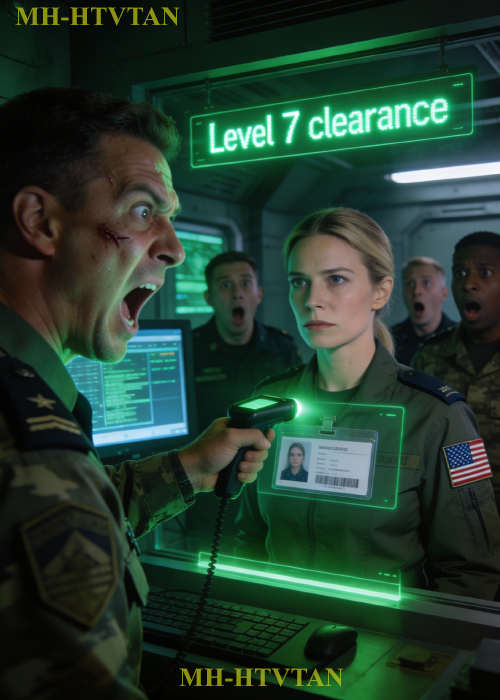 Security scanned my ID and sneered — until Level 7 clearance flashed on screen