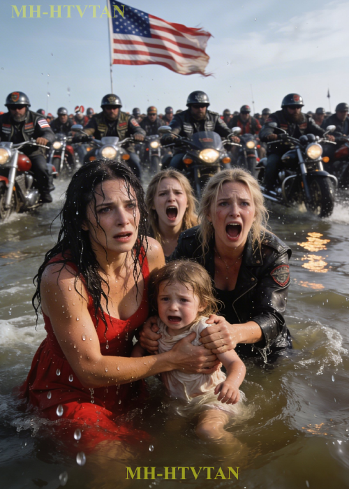 Homeless Girl Saved a Biker’s Daughter From River — 200 Hells Angels Changed Everything