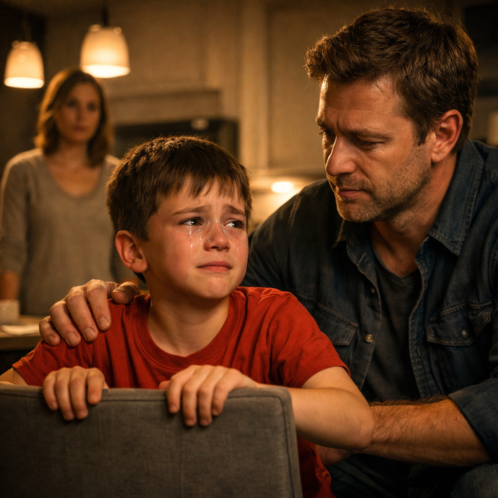 My Son Returned Home From His Mother’s Place Unable to Sit — He Said He Was “Just Sore,” But When I Saw Him Flinch Like That, I Didn’t Argue, I Didn’t Call My Attorney, I Dialed 911 and Stopped the Lie She’d Been Making Him Carry