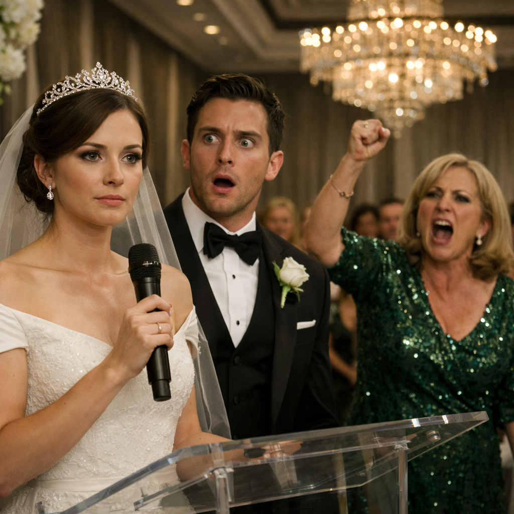 Ten minutes before the wedding, I overheard my future mother-in-law talking from the loudspeaker in the aisle: “Did that idiot already sign the prenup?” “Once the ceremony is over, her black card will be mine.” Jack laughed. “Brandon says she’s not a wife… “is a hen of the golden eggs.” At that moment, the sweet bride d:i:ed, and the CEO in me woke up. I hit record. Ten minutes later, as I walked into the ceremony, I held up the microphone. “Before I say ‘I do’… I’d like to share a few things my future mother-in-law just showed me in the bathroom.” The air instantly went cold.