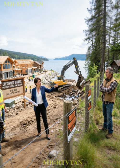 HOA Built 14 Lakefront Cabins — I Stayed Quiet Until Closing Day, Then Showed My Shoreline Easement