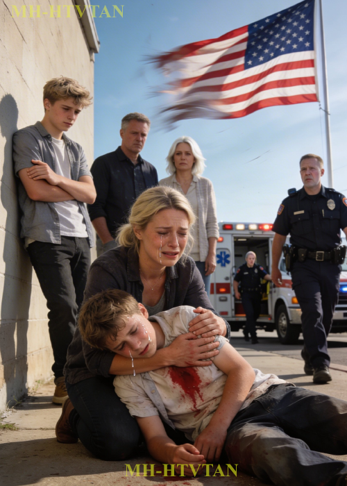 AT THE END OF MY COMPANY’S YEAR-END PARTY, I CAME HOME TO FIND MY SON COLLAPSED AT THE DOOR. MY …