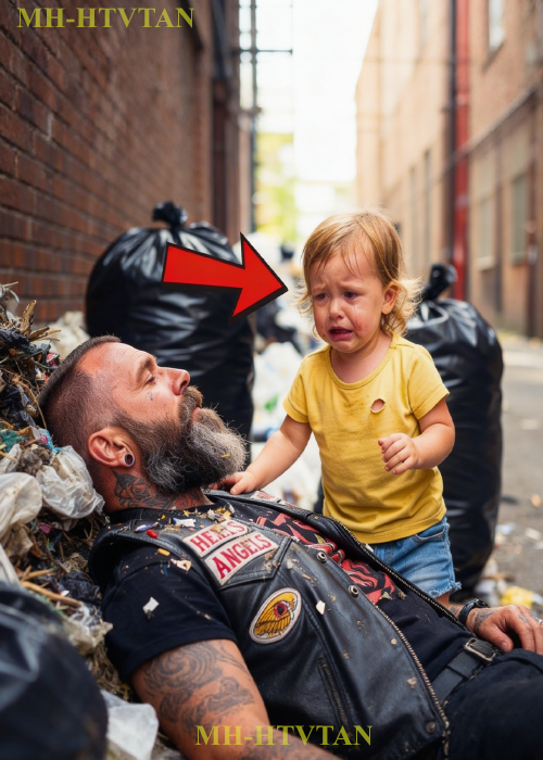 Little Girl Found a Hells Angel in the Dumpster, What Happened Next Shocked Everyone
