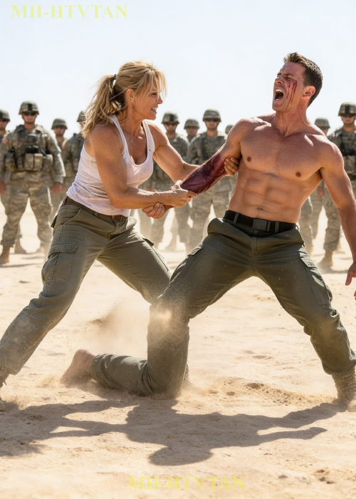 “Hit Her!” The Sergeant Barked—She Moved Once, and His Arm Snapped Like Glass