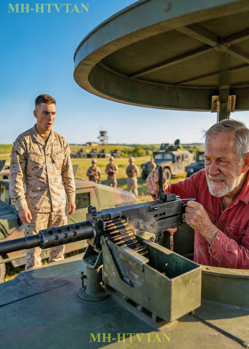 Young Gunner Couldn’t Clear the .50 Cal Jam — The Old Veteran Fixed It With One Palm Strike