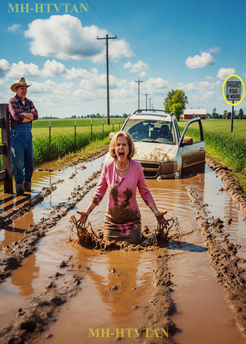 HOA Karen Kept Driving Across My Farm — So I Dug a Trench and Watched Her Car Sink into the Mud