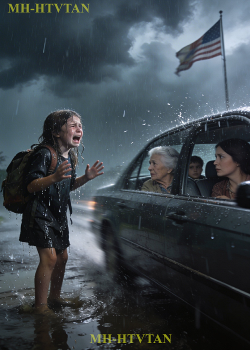 At school pickup, my parents drove off with my sister’s kids right in front of my daughter. When she ran up to the car expecting a ride home, mom rolled down the window and said, “Walk home in the rain like a stray.” My daughter pleaded, “But grandma, it’s pouring and it’s miles away.” They just drove off, leaving my six-year-old standing there soaked and crying…