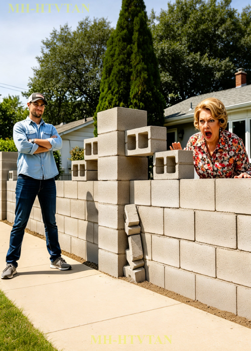 HOA Karen Cut Down My Hedges — So I Replaced Them With a Cinder Block Fortress!