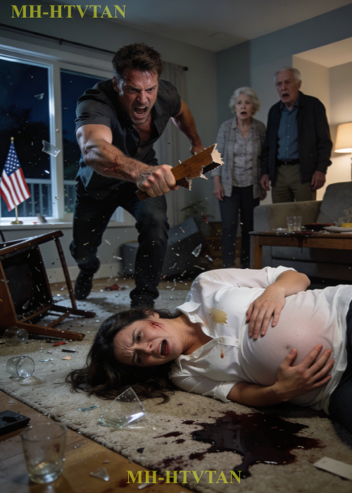 “My husband hit me while I was pregnant and his parents just laughed… but they didn’t know that one single message would destroy everything.”