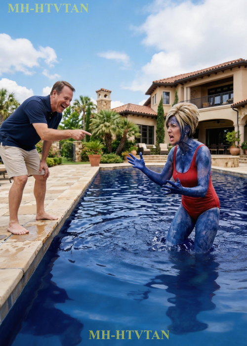 HOA-Karen won’t stop trespassing my private pool, so I set a trap and watched……..