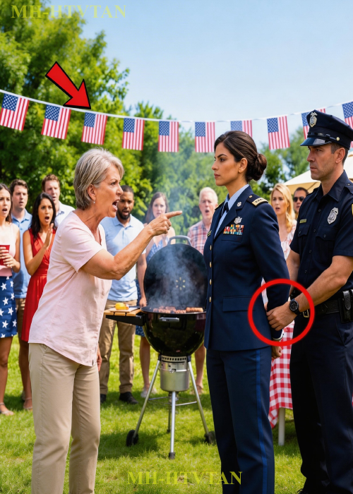 My MIL Called The Cops on Me at 4th Of July BBQ—Then the Officer’s Radio Said ‘UNHAND HER, THAT’S…’