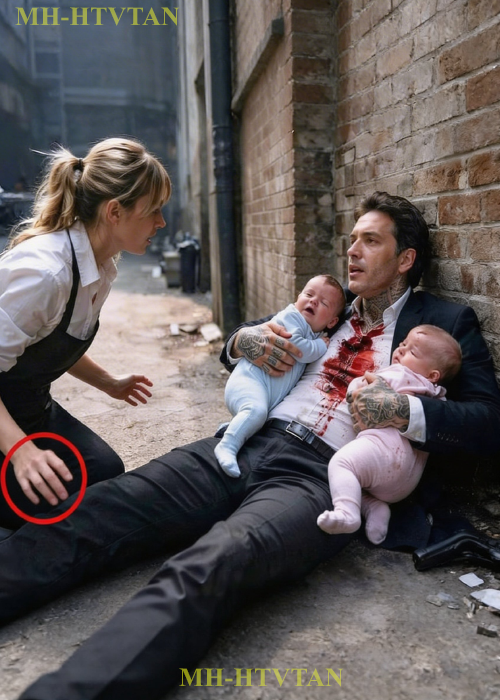 The Waitress Found Him Shot and Holding His Twins — She Didn’t Know He Was the Mafia Boss.