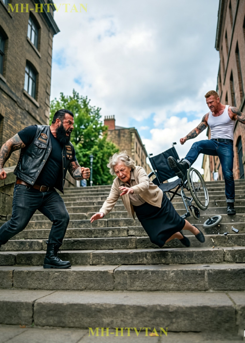 Bullies Kicked Old Lady’s Wheelchair—Then Paid Price When Her Hells Angels Son Arrived
