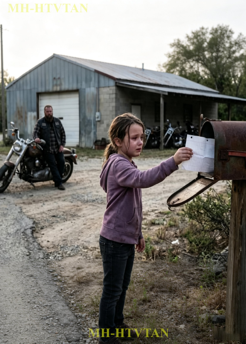 Little Girl Left the Same Note in a Biker’s Mailbox 3 Days in a Row — On Day 4 He Finally Read It