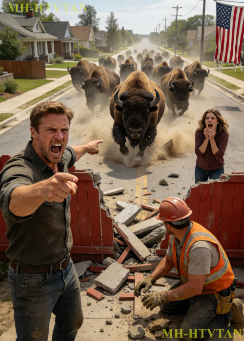 HOA Tore Down My Wildlife Barrier — Then a Stampede of Bison Hit Their Main Street