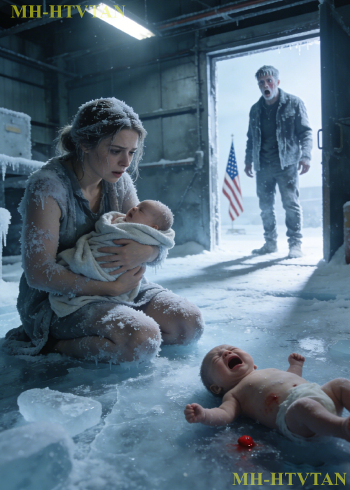 A husband locked his pregnant wife in a freezer