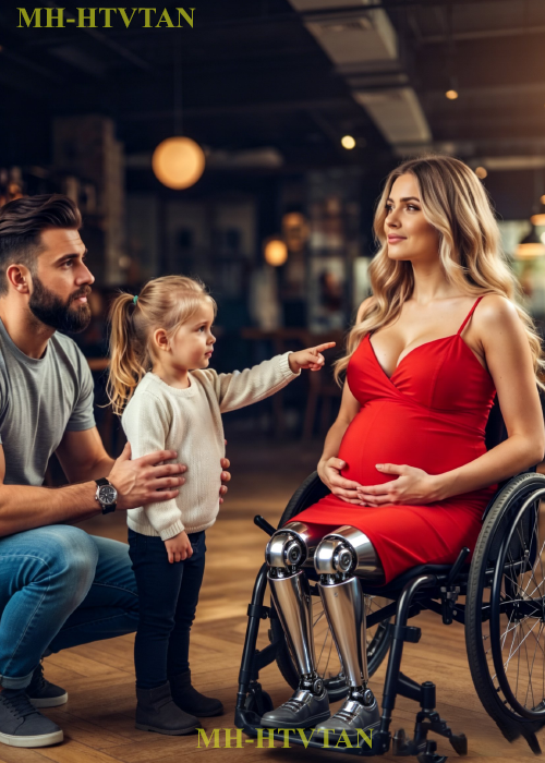 “Pregnant Woman in Wheelchair Was Ignored — Until One Single Dad Changed Everything”