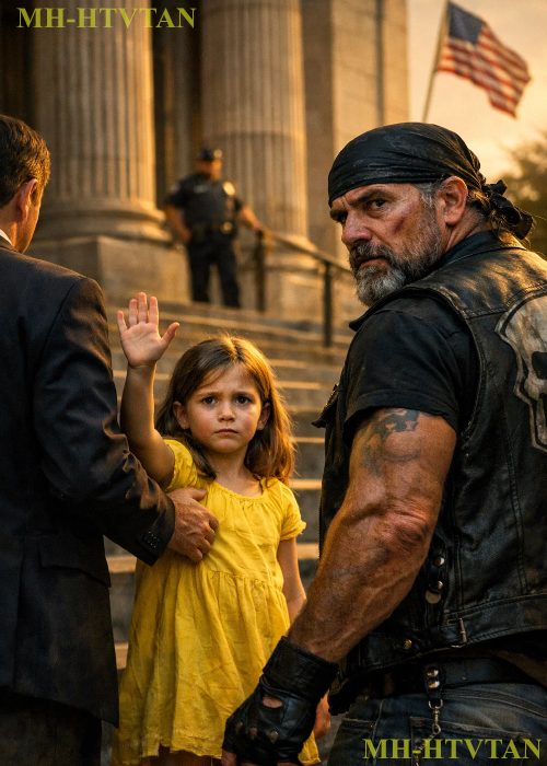 8-Year-Old Girl Made a Rescue Signal to a Biker — What 113 Hells Angels Did Next Shocked Everyone…