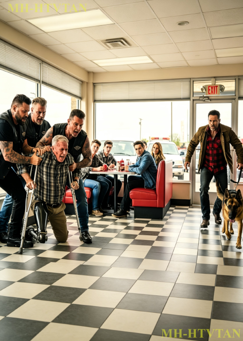 Thugs beat up an elderly, disabled veteran at a restaurant — Then Veteran and K9 intervened.