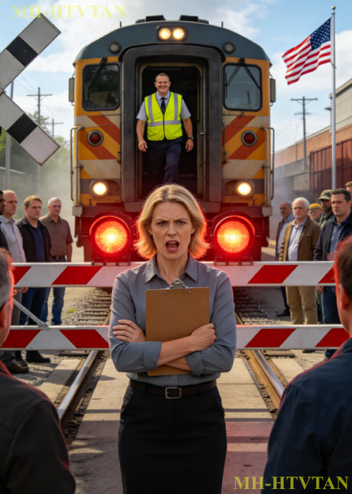 HOA Karen Blocked the Train Crossing — 5 Minutes Later, I Showed Up Driving the Locomotive