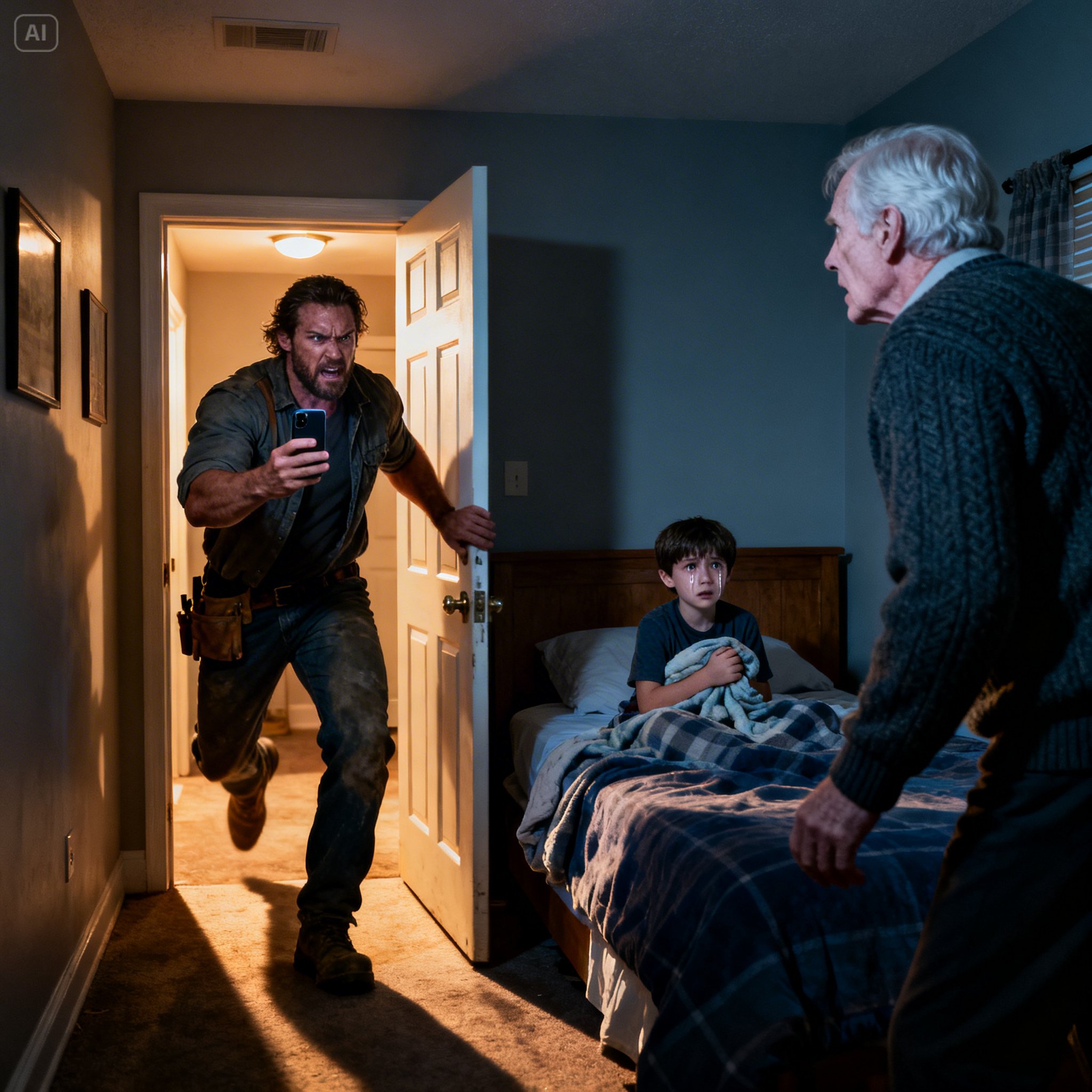 I’m Derek Rosales. I work night shifts at a manufacturing plant just to keep our little house on Maple Street steady. My wife, Constance, teaches second grade. Our son Lucas is seven—normally loud, curious, the kind of kid who runs to the door the second he hears my keys.