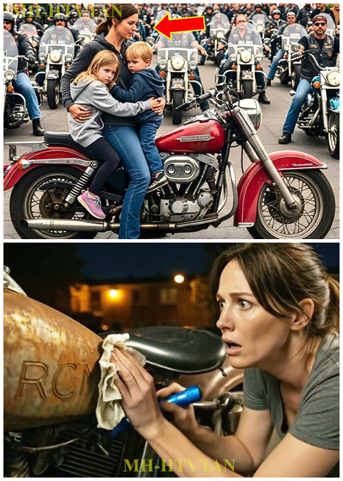 She Paid $600 for a Rusty ’65 Harley… Next Day, 80 Hells Angels Changed Her Life Forever