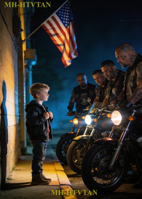 Little Boy Asked Bikers for Directions to the Police Station — The Group Rode Up to His Street