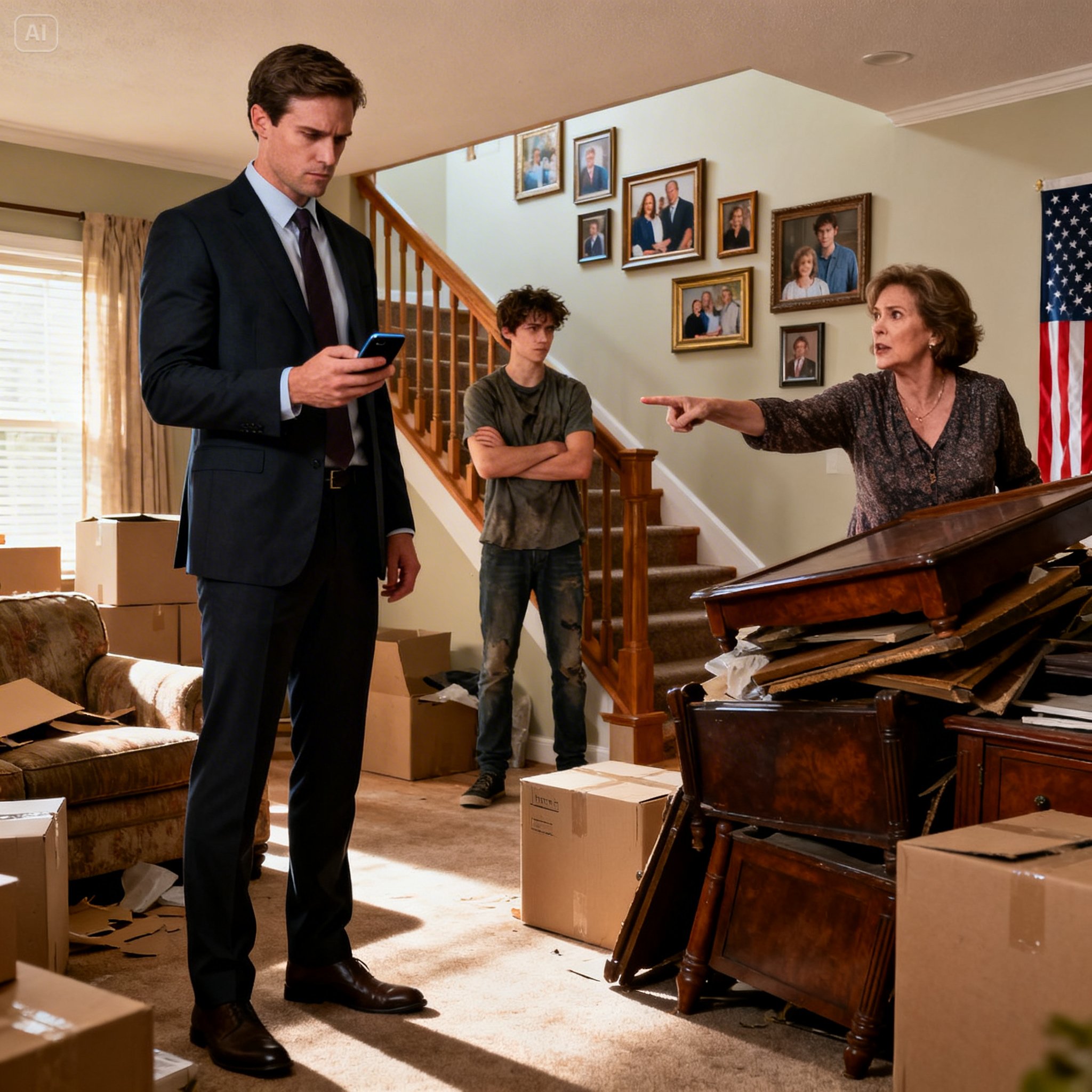 My Mom Ordered Me To “Swing By The House” And Move Furniture For My Golden….. 