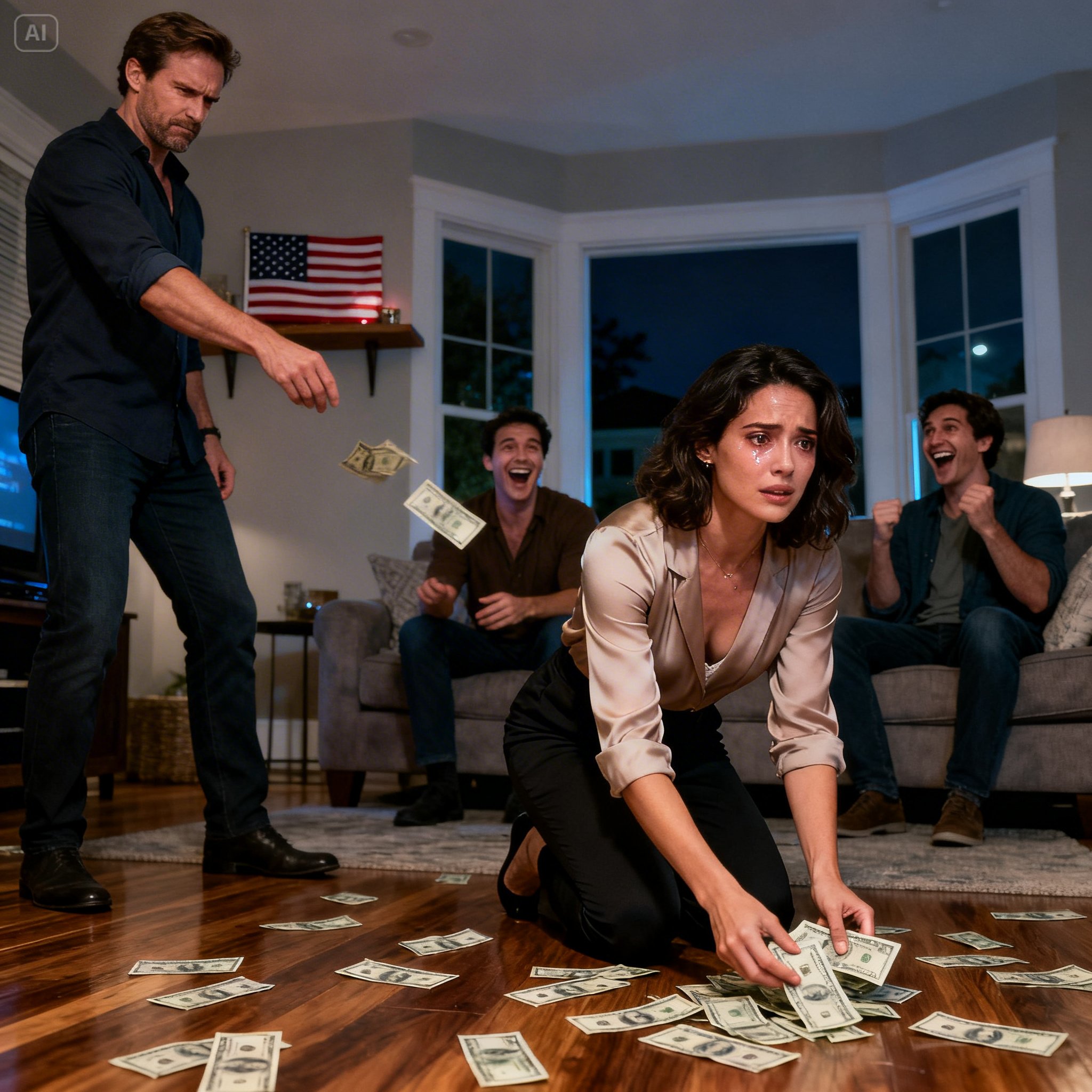 My husband threw money at me and made me crawl while his friends laughed. [FULL STORY]