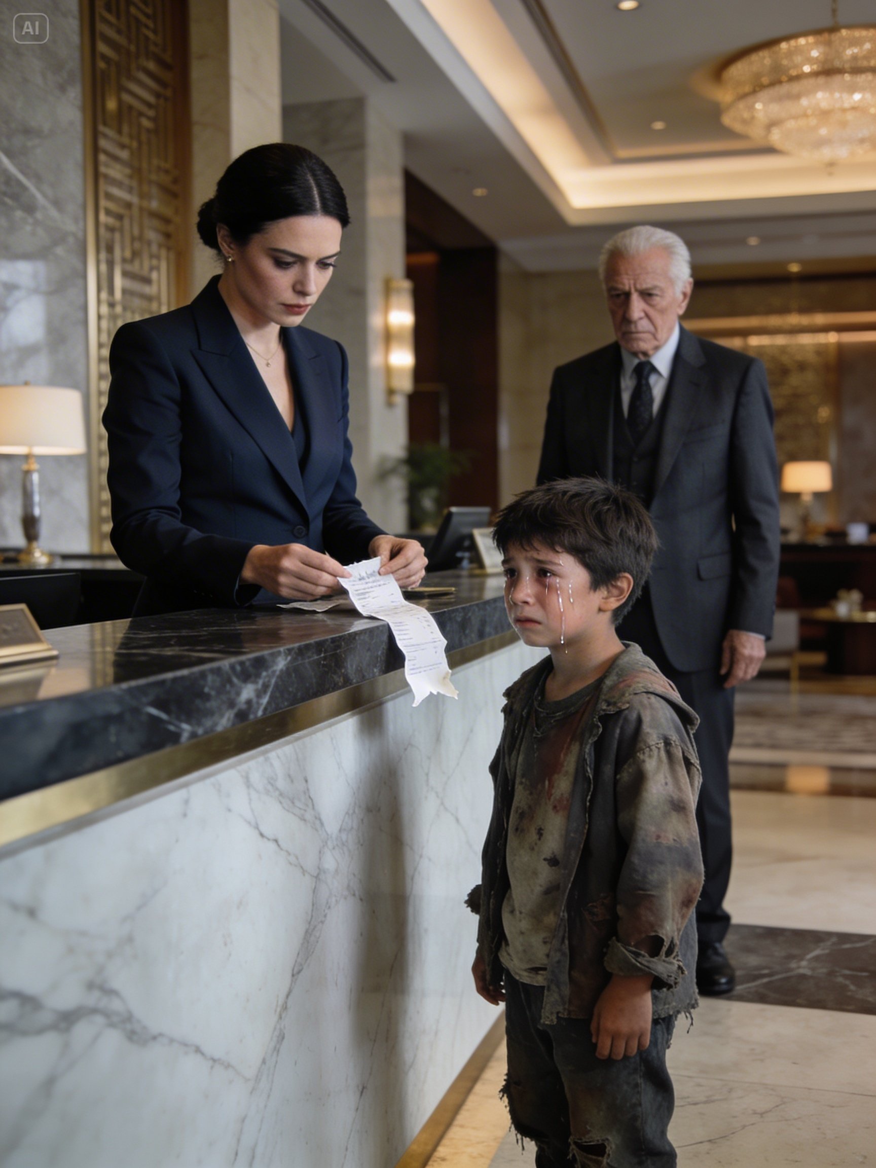 The manager tore up the poor boy’s voucher… without knowing the owner had seen everything…