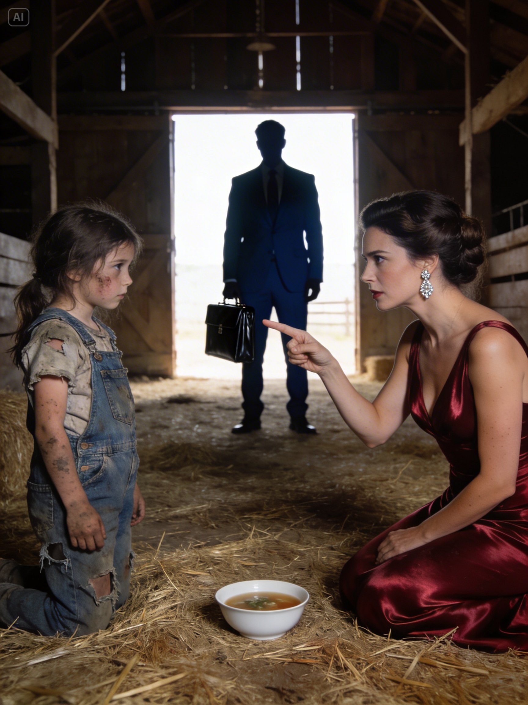 “I Can’t Eat This Anymore” – The Little Girl Whispered Through Her Tears. Suddenly, A Millionaire Walked In… And Then