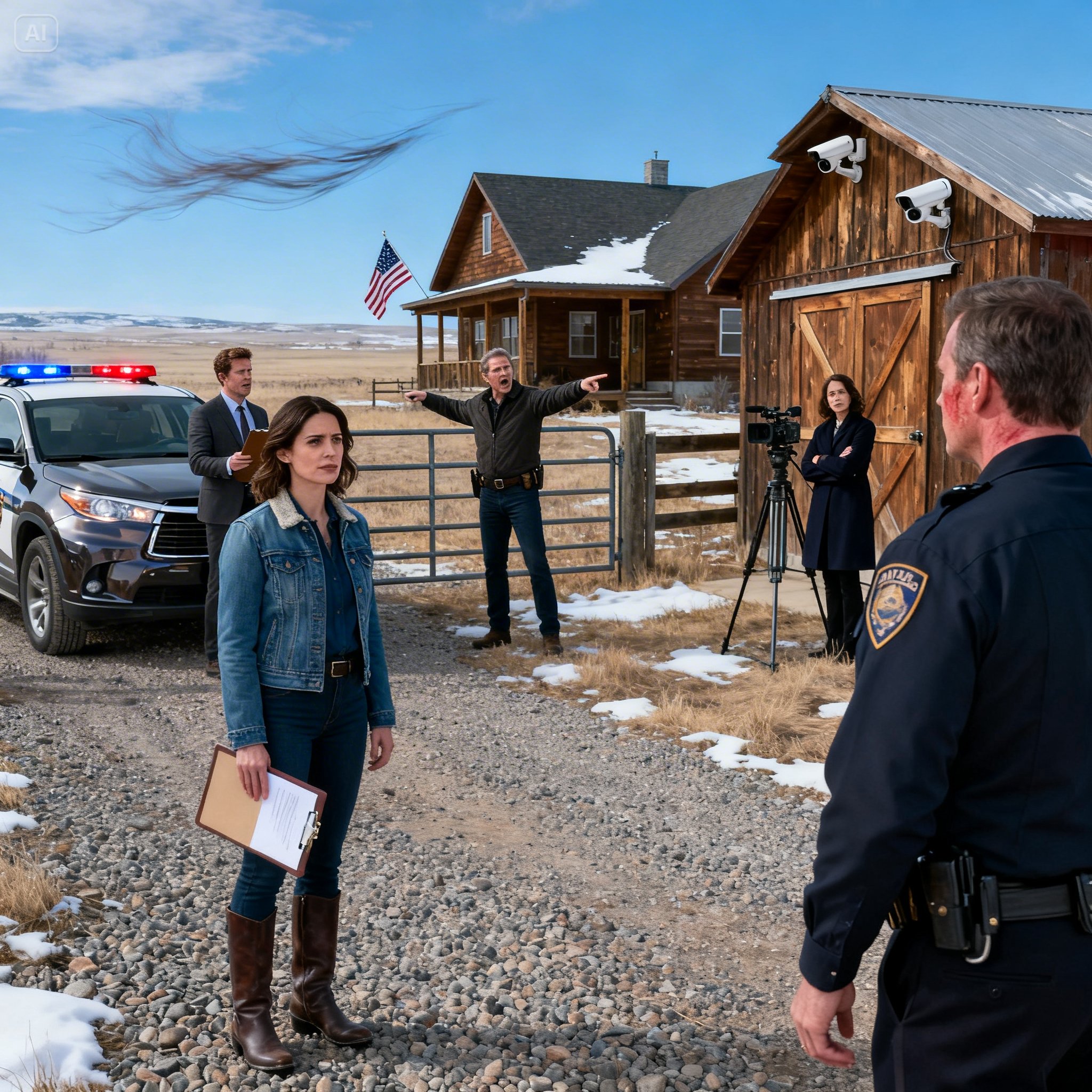 My Dad Didn’t Invite Me To Christmas, So I Bought My Own Ranch. When They Showed Up With A Realtor To Sell My Land For My Brother, They Thought I Was Alone. They Had No Idea I Had A JAG LAWYER, CAMERAS, AND A SHERIFF ON MY SIDE