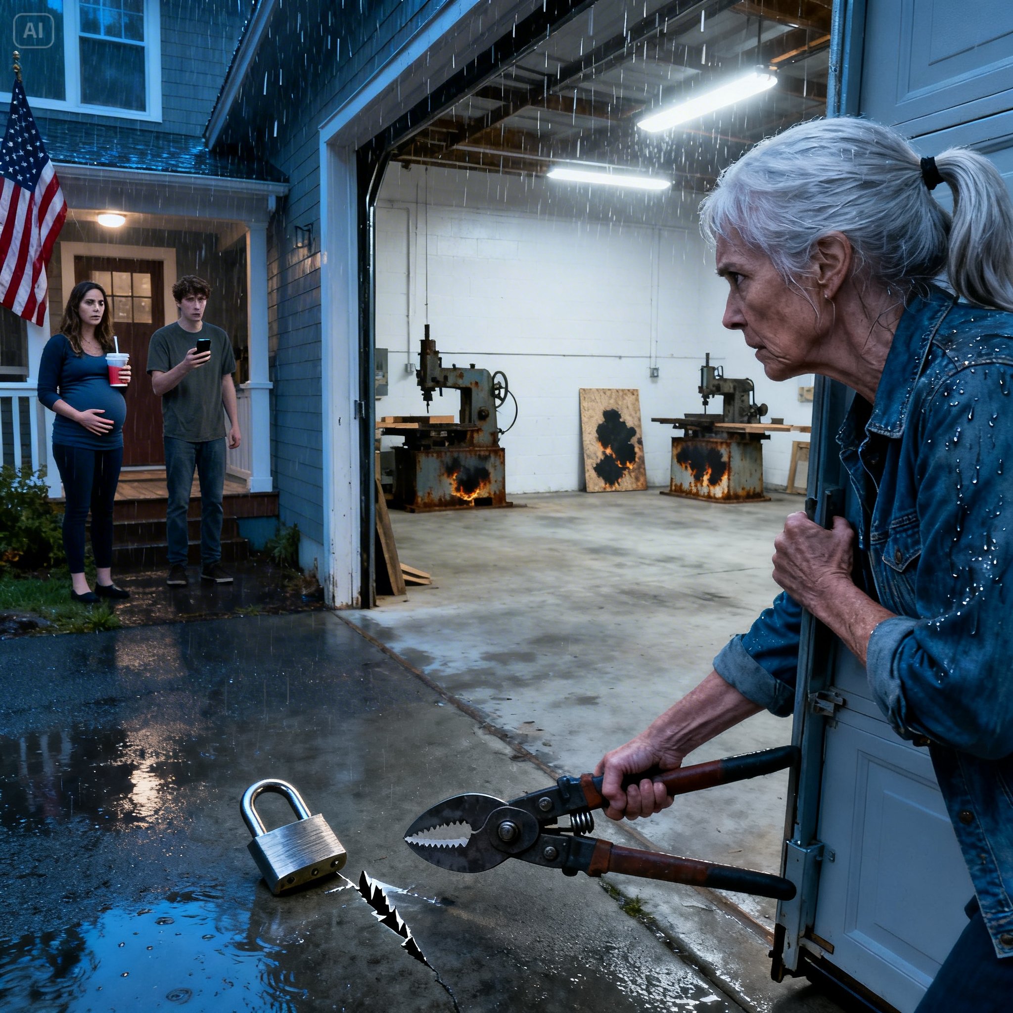 True Story I Came Home And Found My Workshop Padlocked. My Daughter-In-Law Proudly Said: “We Need This Space. The Baby’s Coming.” I Looked Her In The Eyes And Said, “Then Find Your Own House To Put The Baby In.” It Was Time To Show Them… WHO REALLY OWNED THIS HOME!