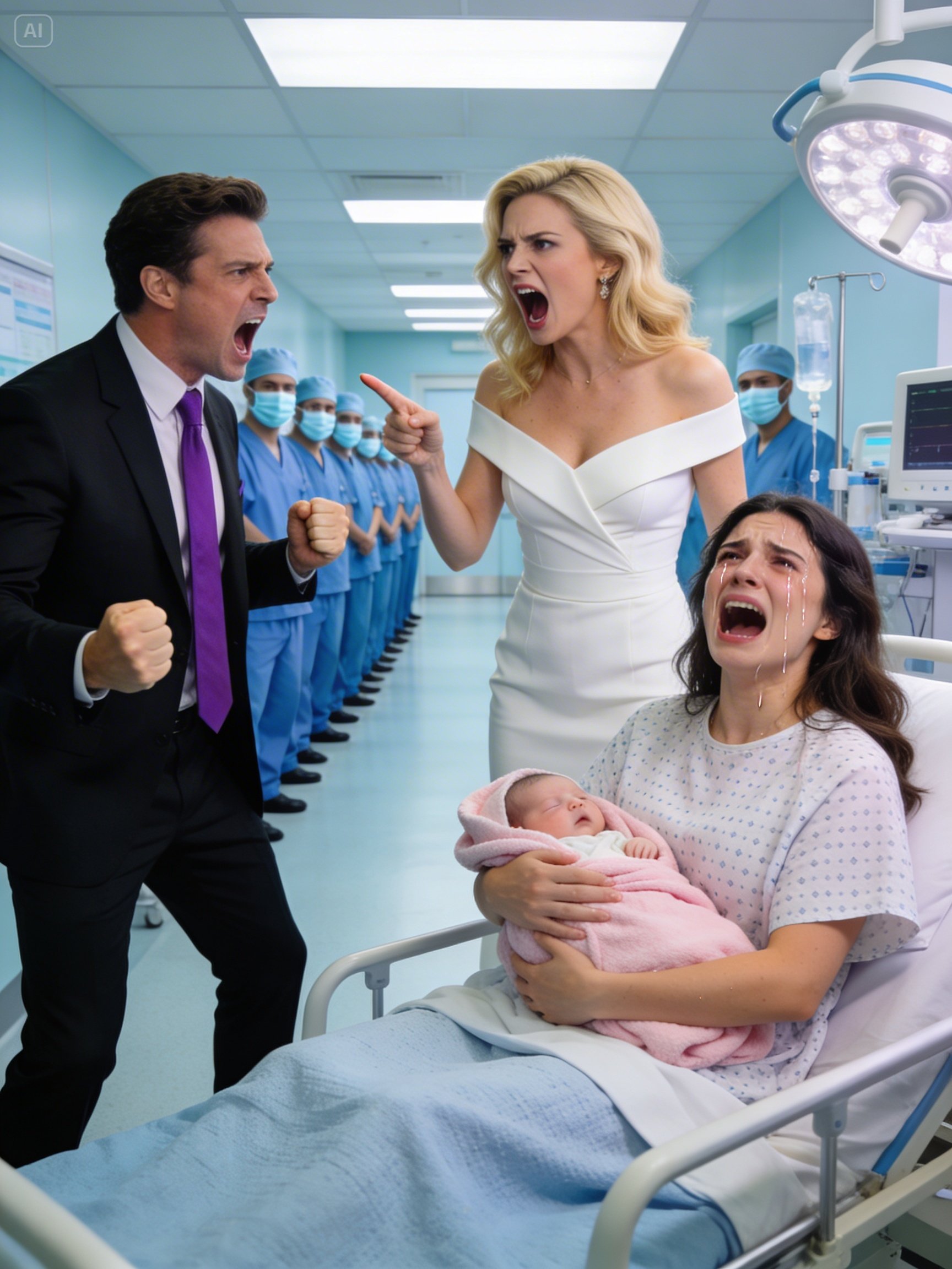 My ex invited me to his wedding six months after our divorce. I told him I was in the hospital, holding my newborn baby girl