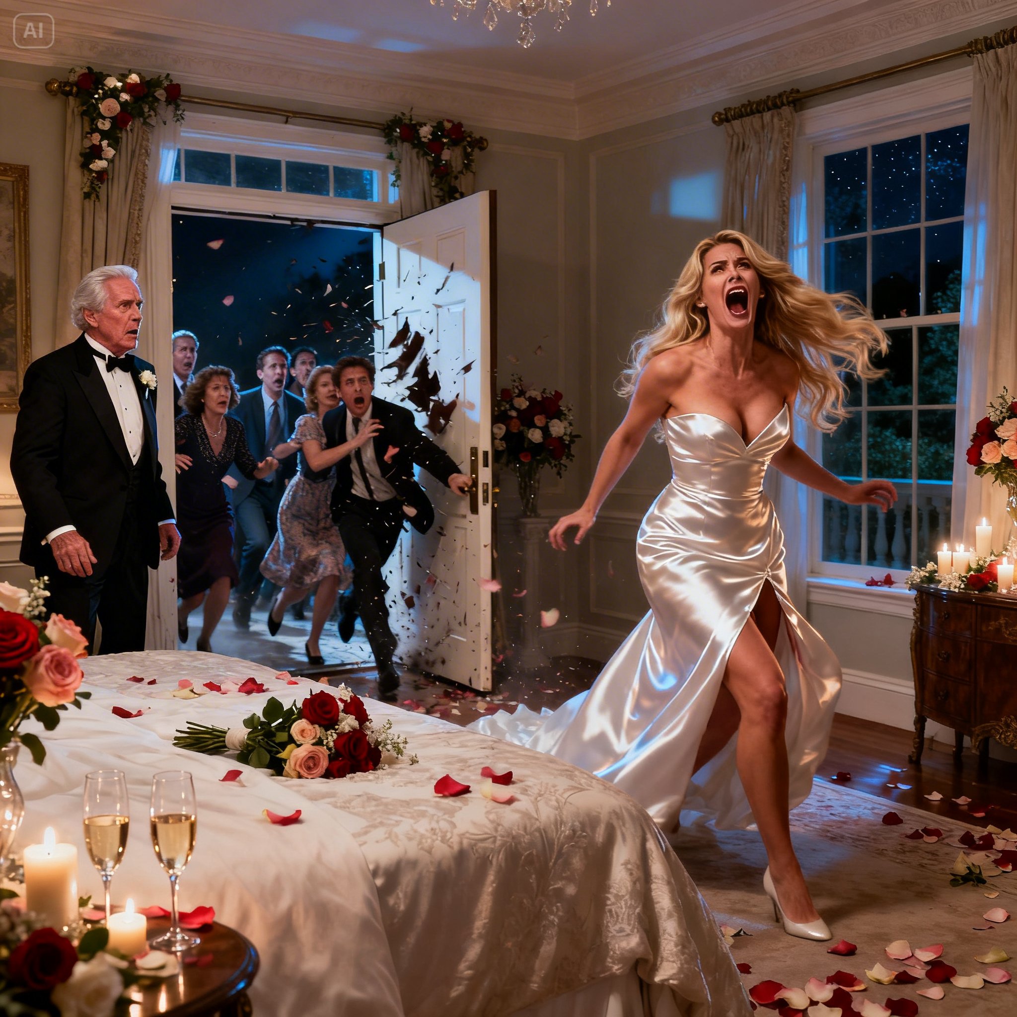 My father remarried at 60 to a woman 30 years younger than him. The whole family was thrilled… until a scream pierced the air on their wedding night.