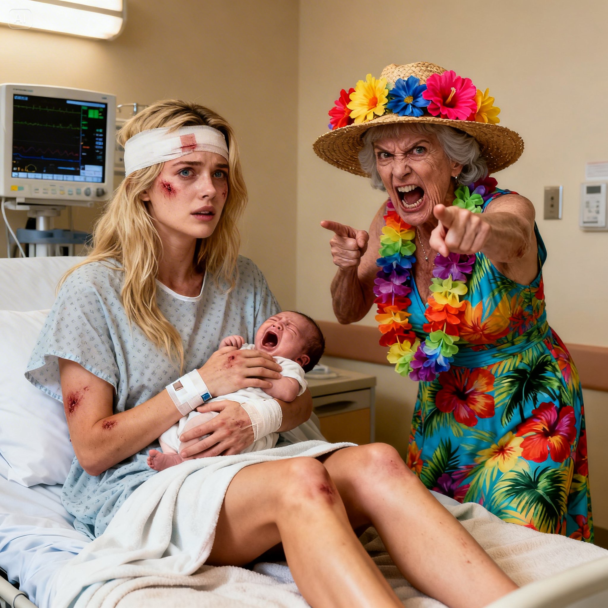 After my accident, Mom refused to keep my six week old baby, saying, “Your sister never has these kinds of crises.” Then she boarded a Caribbean cruise. From my hospital bed, I arranged professional care and ended the $4,500 monthly support I’d been sending her for nine years. A total of $486,000. Hours later, Grandpa walked in and said…