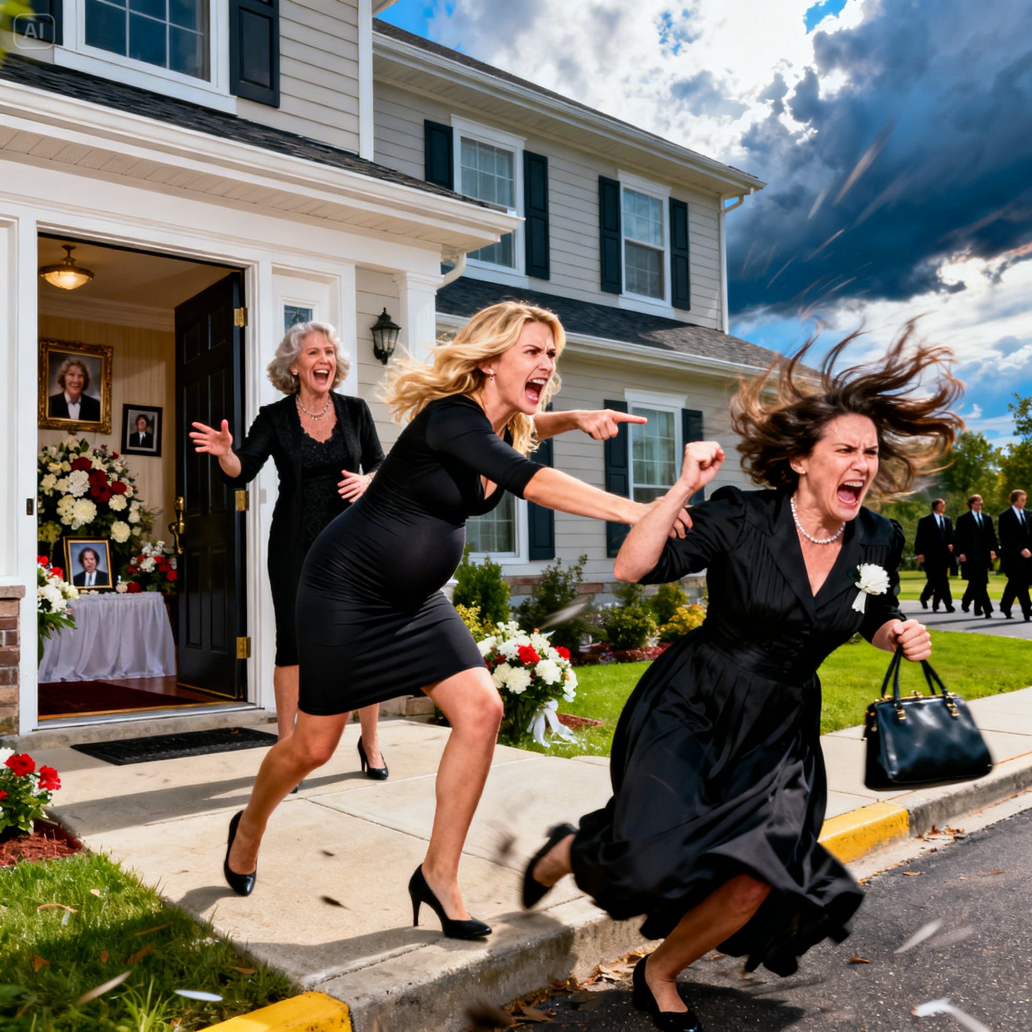 After my husband’s funeral, my sister looked me in the eye and said, “Pack your bags and leave. From now on, I own this house.” I replied, “No, this is my husband’s house.” She laughed in my face and dropped a bomb by saying, “Oh dear, the baby I’m carrying is your husband’s and now everything you have is mine.” My mother started laughing. “Don’t worry, you can celebrate when the baby will be born. After all, she will inherit everything.” Then she kicked me out of the house, saying, “Don’t enter this house again.” As I walked out, I warned her, “You’ll regret this.” Two days later, I got a frantic call from her. She was in a panic because the house was actually—