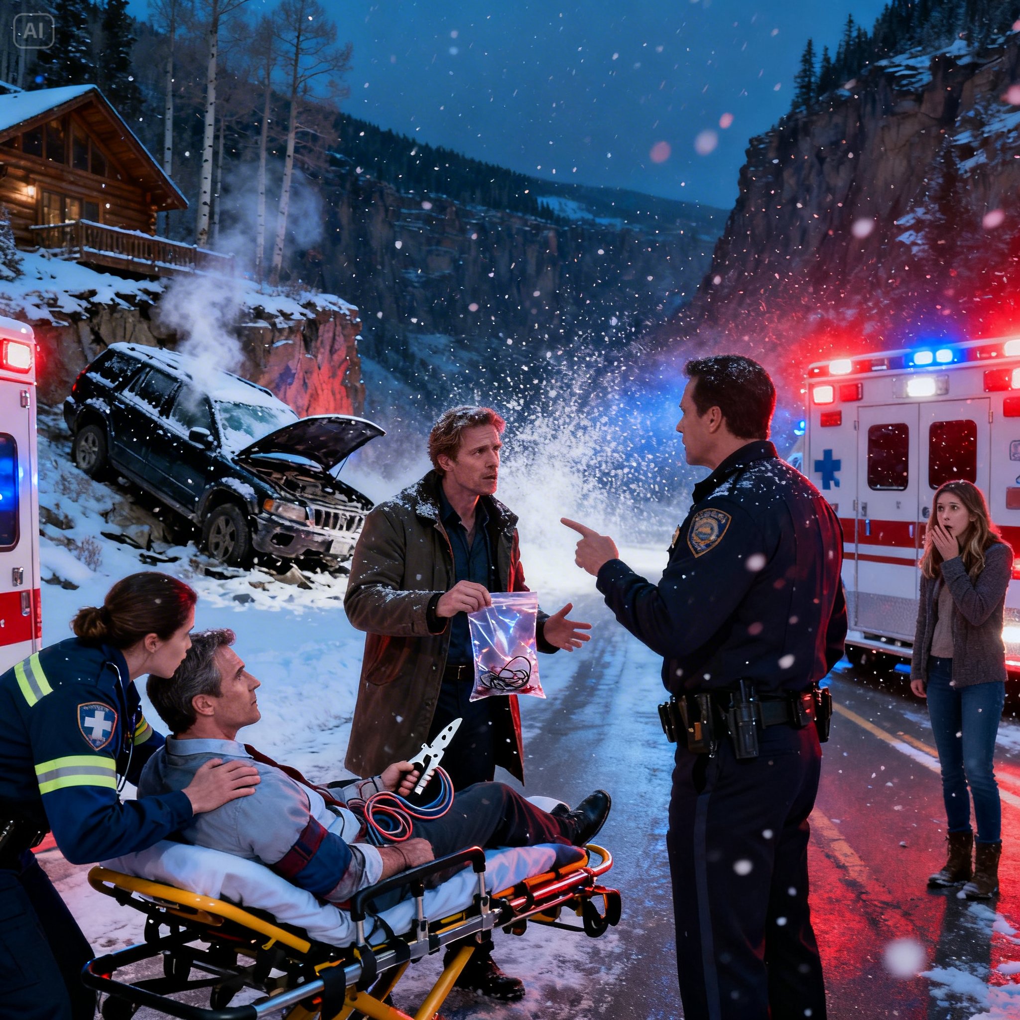 I Sold My Software Consulting Firm For $18 Million And Invited My Daughter And Son-In-Law To My Aspen Cabin To Celebrate. Driving Down The Mountain, My Brakes Failed And I Crashed Into A Canyon. The Paramedic Who Saved Me Said, “Your Son-In-Law Cut Your Brake Lines At 3AM. Security Cameras Caught Him With Tools.” I Survived And Pretended To Recover. Two Weeks Later…