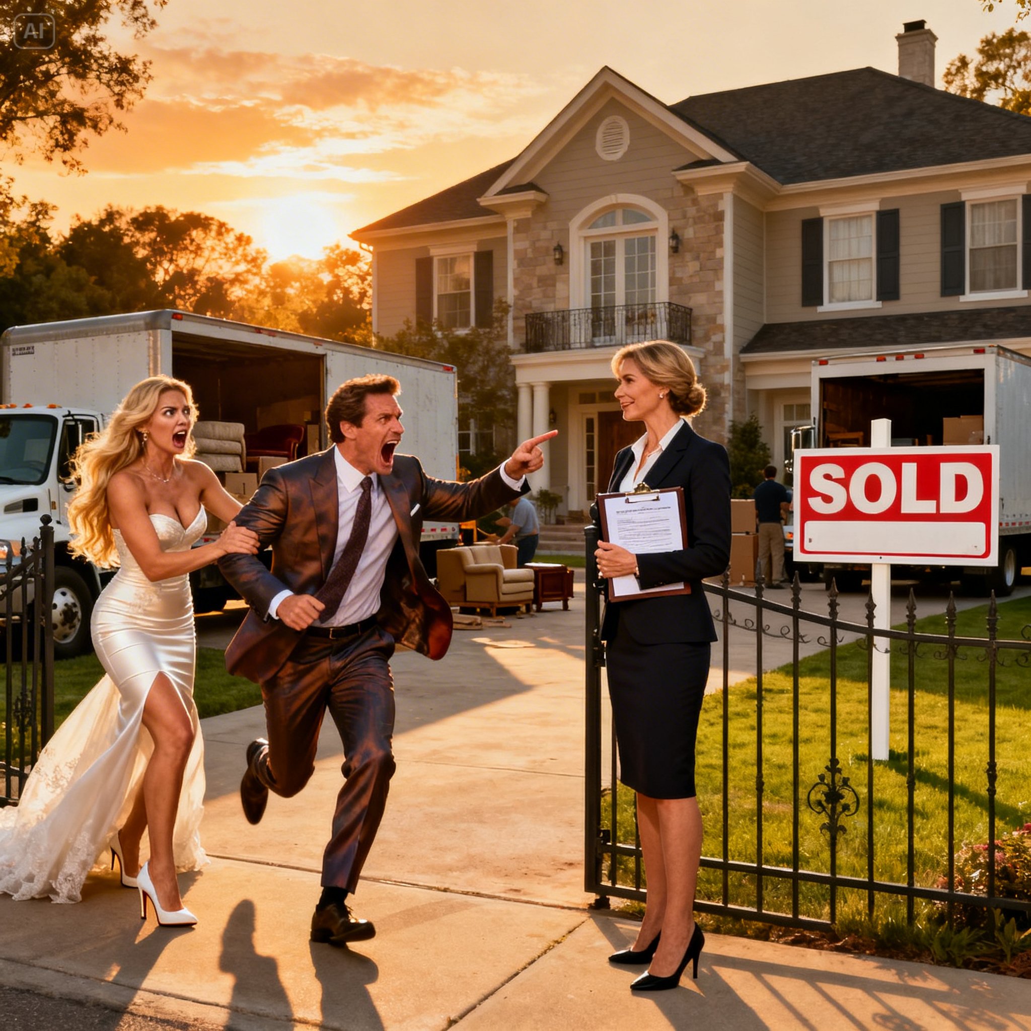 My husband married another woman using my money, but when he returned from his “honeymoon,” he discovered that I had already sold the mansion where he planned to live with his lover. They thought they could use me for my fortune, until they came back from their secret wedding and realized they no longer had a single key or a single dollar to their names.